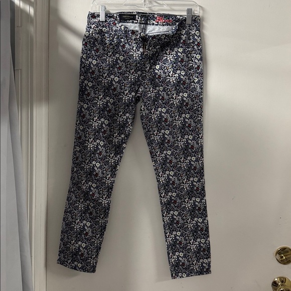 J. Crew toothpick ankle floral pants size 26 // 092926 - Picture 1 of 2